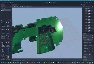 آموزش Godot 3D آشنایی با محیط برنامه