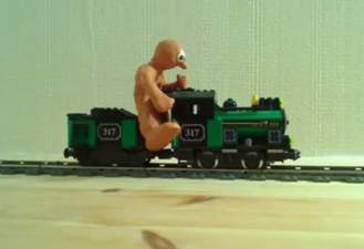 انیمیشن مرد خمیری Morph - قطار