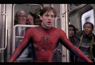فیلم مرد عنکبوتی 2 سکانس توقف قطار
