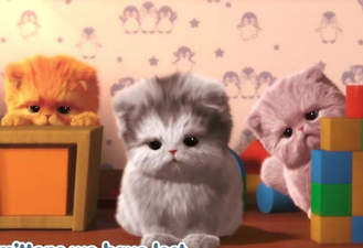 انیمیشن آهنگ سه گربه کوچک