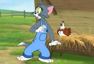 کارتون تام و جری جنگ تخم مرغ ها