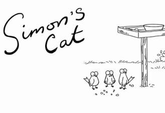 کارتون سیمون گربه و پرنده ها