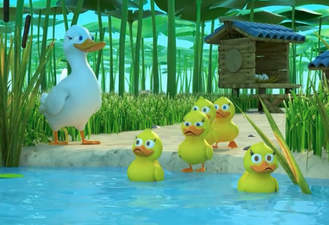 انیمیشن پنج اردک کوچک