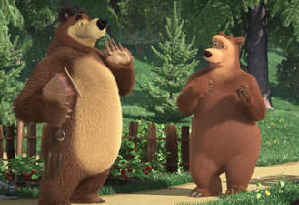 کارتون ماشا و خرس چی داخلشه قسمت اول