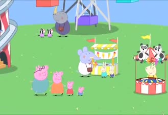 کارتون پیپا پیگ / بهترین لحظات بابا خوک در زمین بازی
