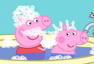 کارتون پیپا پیگ / Peppa Pig / آهنگ حمام پیپا پیگ / Peppa Pig Bath Song 