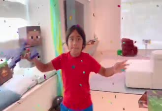 برنامه کودک خانواده کاجی / دهمین جشن تولد رایان در ماین کرافت