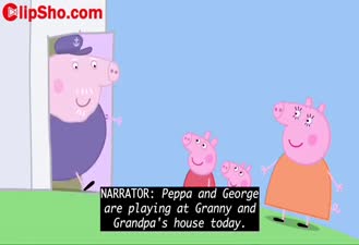 کارتون پیپا پیگ / اتاق زیر شیروانی مادربزرگ و پدربزرگ  