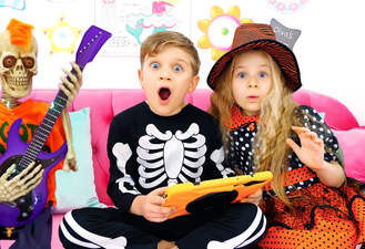 برنامه کودک دیانا و روما تزئین هالووین