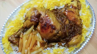 آشپزی مرغ یخنی مشهدی