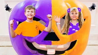 برنامه کودک دیانا و روما بنفش و نارنجی