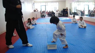 کلیپشو بچه سه سال کاراته باز بامزه