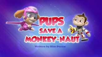 کارتون سگ های نجات میمون فضانورد