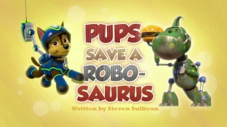 کارتون سگ های نگهبان نجات دایناسور رباتی