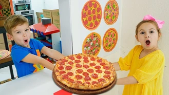 برنامه کودک ولاد و نیکیتا پیتزا بپزیم