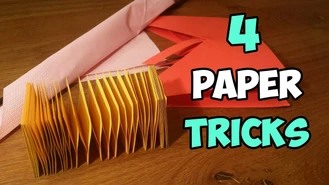 آموزش کاردستی کاغذی / ترفند کاغذی شگفت انگیز / اوریگامی