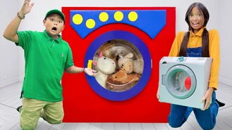 برنامه کودک اسباب بازی‌ها و رنگ‌ها / اسباب بازی ماشین لباسشویی 