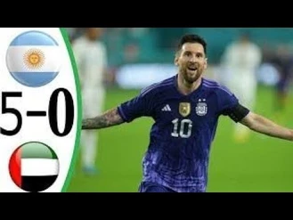جام جهانی فوتبال ۲۰۲۲ / امارات و آرژانتین 0-5 نکات و همه گلها و گل HD مسی 