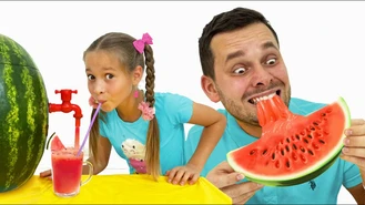 برنامه کودک سوفیا / آب هندوانه و اسلایم هندوانه 
