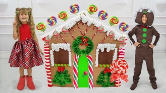 برنامه کودک دیانا و روما / خانه شیرینی زنجبیلی / داستان کریسمس