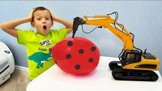 برنامه کودک سوفیا / بیل مکانیکی و تراکتور اسباب بازی