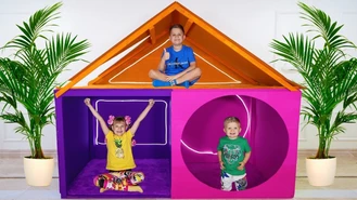 برنامه کودک دیانا و روما / اتاق مخفی مربعی مثلثی