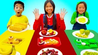 برنامه کودک اسباب بازی‌ها و رنگ‌ها / چالش غذاهای سالم در مقابل غذاهای ناسالم