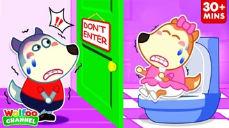 کارتون ولفو / لوسی می‌خواهد برود دستشویی
