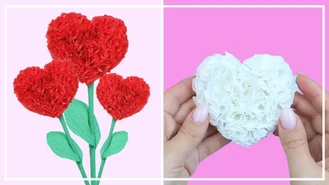 ساخت قلب های کاغذی برای روز ولنتاین