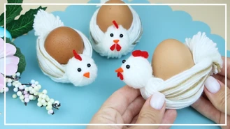 مرغ با تخم مرغ - ایده جدید دکوراسیون هفت سین عید 